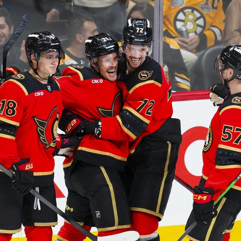 Stutzle wins tale of the tape against Bruins